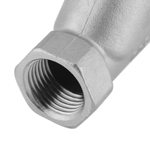 Y-si i rustfrit stål, vand- og gasfilter DN15 1/2 tomme PT-gevind