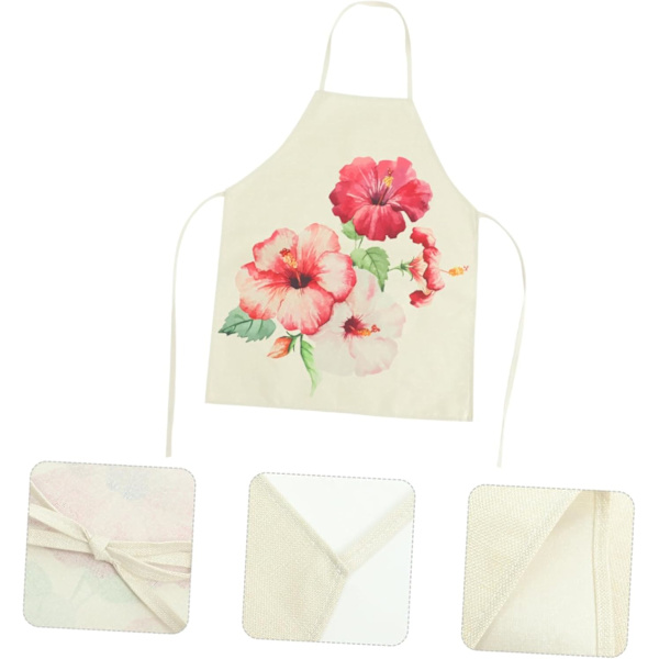 Chef's Apron for Kitchen Work Baking Aprons Print Apron