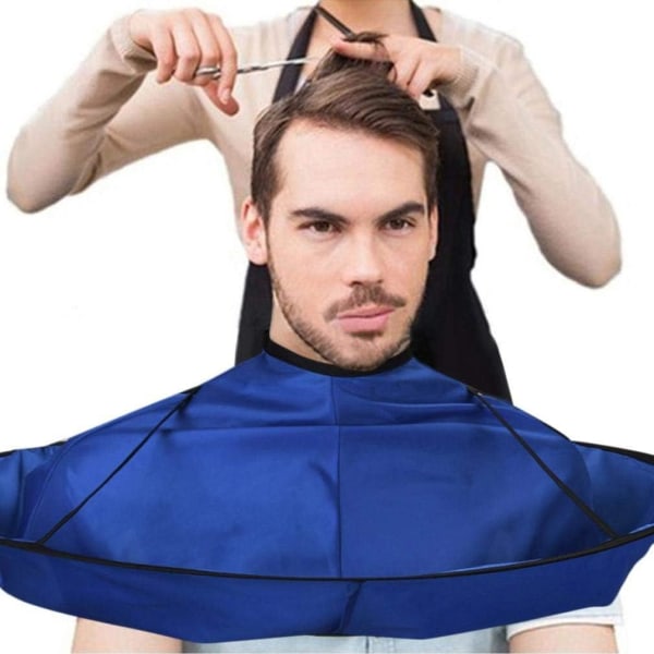 Sæt med 5 DIY Hair Cutting Cape Paraply Cape Salon Frisørsalon og stylister derhjemme ved hjælp af holdbart og praktisk