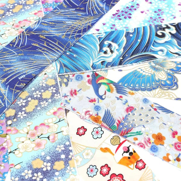 40 Pieces Pure Cotton Fabric Strips 6.5x100 cm for Quilting, Patchwork, DIY Crafts, Sewing, Decorative Stripes, Bundle