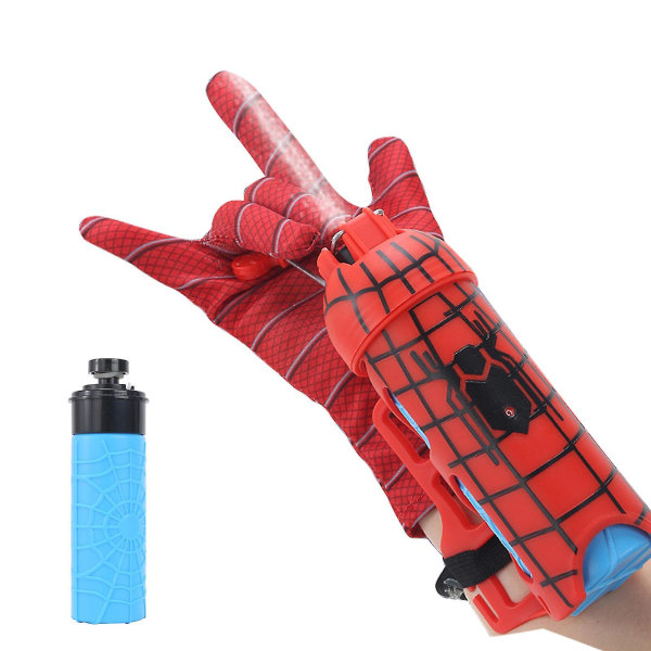 Spider Web Shooting Toys Kids Fans, Hero Launcher Wrist Playset, Roll Play Launcher Wrist Accessories, Sticky Wall Soft Education for KidsB