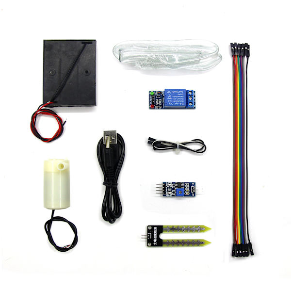 9-dels DIY Automatisk Bevattningssystem, Automatisk Bevattning, Vattenpump, Automatisk Jordfuktighetsavkänning, Bevattning, Pumpning