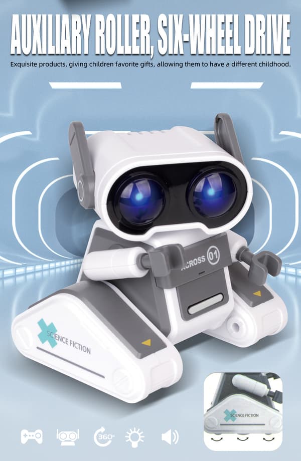 RC Robotlegetøj, Fjernstyrede Robotlegetøj Gå & Dans Børne Robotlegetøj