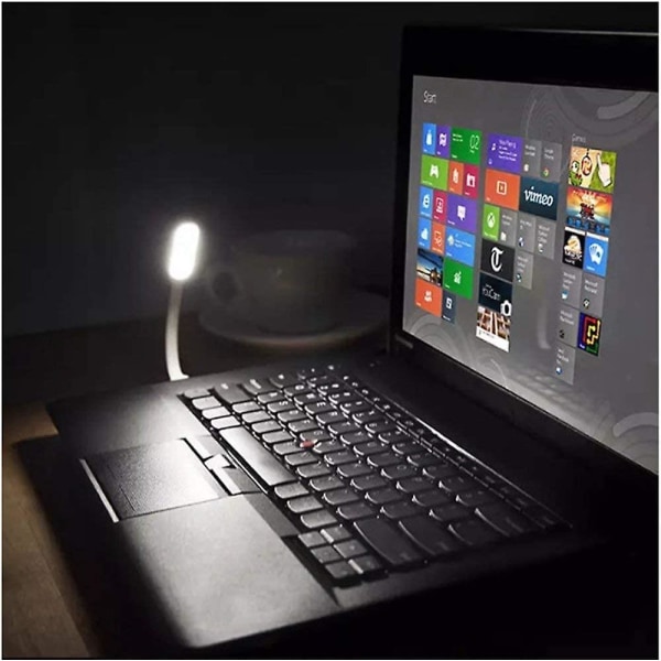 10-pack Flexibla USB LED-lampor, Mini USB LED-lampa, Datortangentbordslampa för Laptop (Slumpmässig färg