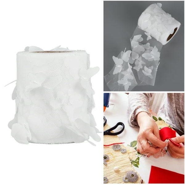 Tullrulle, Materialband Färgglatt Tullband Dekoration För Jul För Jubileum Pa Andra