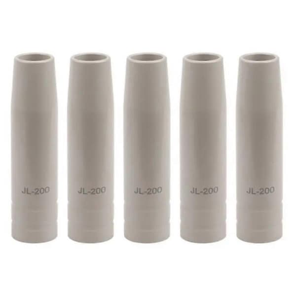 5 Pcs 200A Shielded Welding Coating Protection Nozzle Non-Stick Welding Slag Protection Welding Machine
