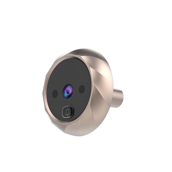 Trådlös smart titthålsdörrklockakamera, färgpekskärm, 3 månaders batteritid, 1080P hemsäkerhetsdörrvisare, brum
