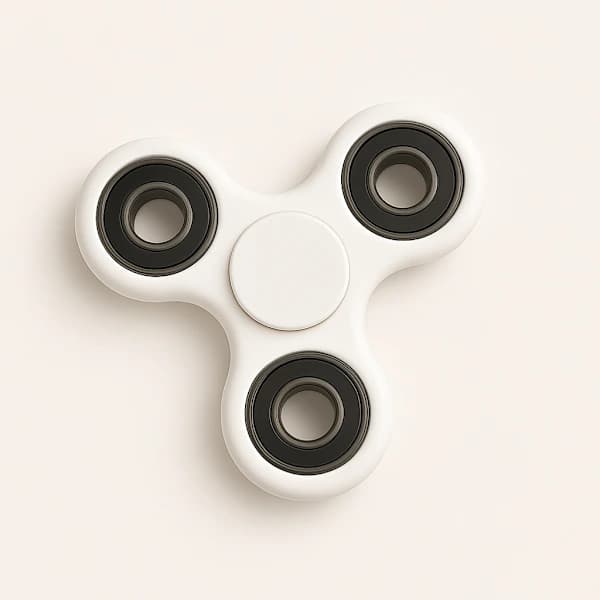 Fidget Spinner Ultra Spin Trio - Valkoinen