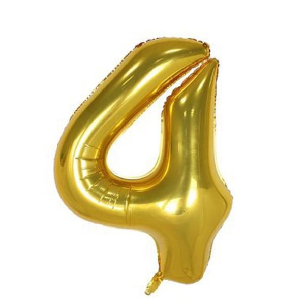 40 tommer 2.3.4.5.6 gullfolienummerballonger for 2023 nyttårsaften Festrekvisita Konfirmasjonsdekorasjoner