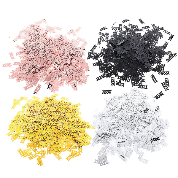 3200 Pcs+ Graduation Table Decoration 2021 Graduation Confetti New Year Table Confetti Happy New Yea