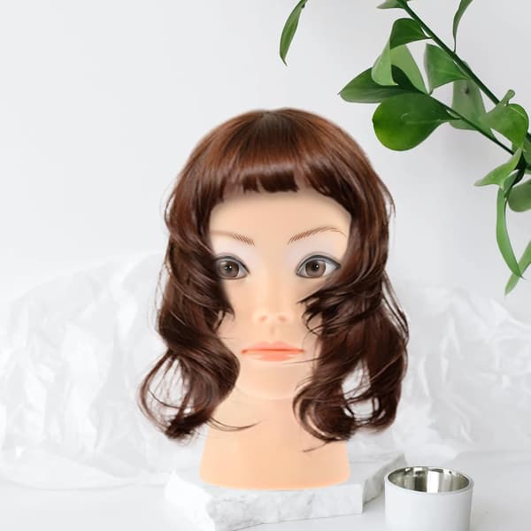 Professional Wig Head Bald Mannequin for Wig Making, Display, Cosmetology Training