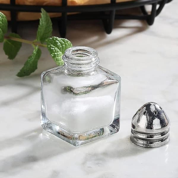 Mini salt- og pepperkverner - 0,5 oz glasskropp - Restaurantbruk - Form 1 shape1 shape1