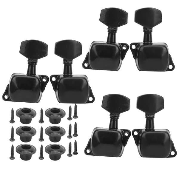 Svart Halvstegs Gitarr Capo for Elgitar Musikkutstyr