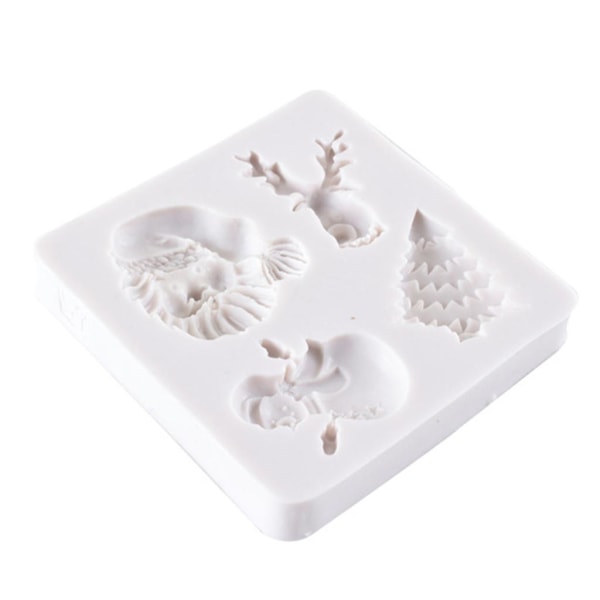 Diy Christmas Cake Mold Silicone Material Handmade Baking Chocolate Mold