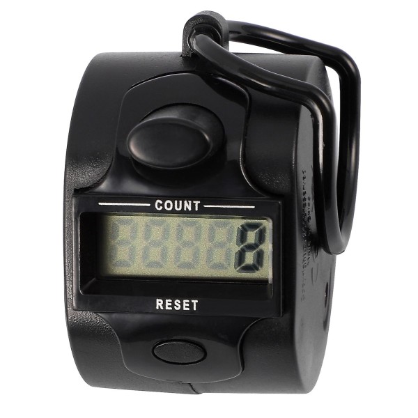 1pc Practical Electronic Tally Counters Manual Digital Counter With Finger RingRandom Color4.5x4.5 cm