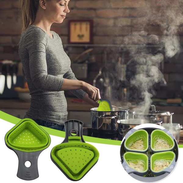 Madkvalitets Silikon Noodle Fishing Noodle Si  Silikon Foldbar Kurv Spaghetti Si A A