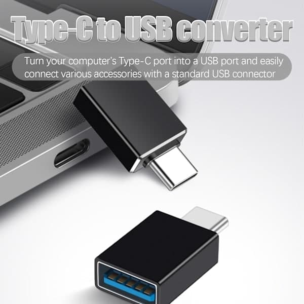 Supersnabb adapter USB-C till USB 3.0 Svart