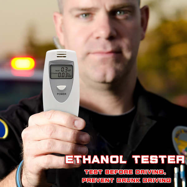 Digital Breath Etanol Tester Breathalyzer Etanol Breath Tester Etanoldetektor för nyckelring Ethan