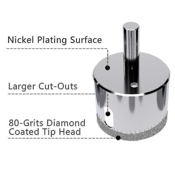 Diamond Drill - Glass and Tile Drill, Hole Saw