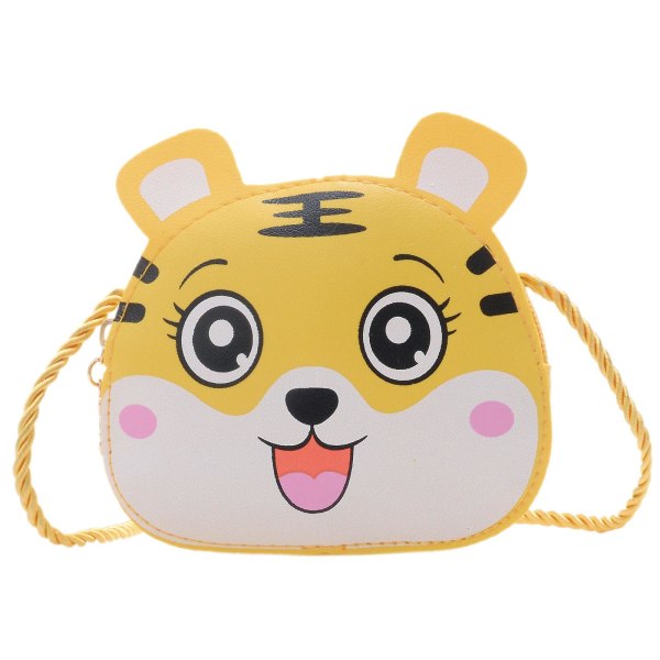 Tegneserie Tiger Messenger Skuldertaske Baby Børn Børnehave Crossbody Håndtaske Pink