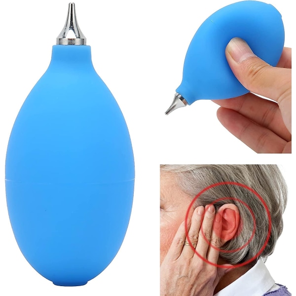 Squeeze Ball Pump Duster til høreapparater, silikone håndholdt støvpuffer til høreapparater Kameralinseur Elektronik (4 stk)