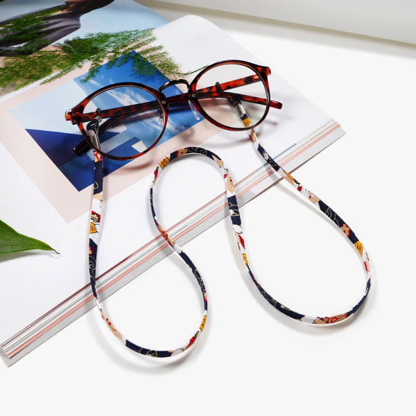 6 delar glasögon sladd, solglasögon kedja, japansk stil rem läsglasögon hållare för kvinnor män damer barn
