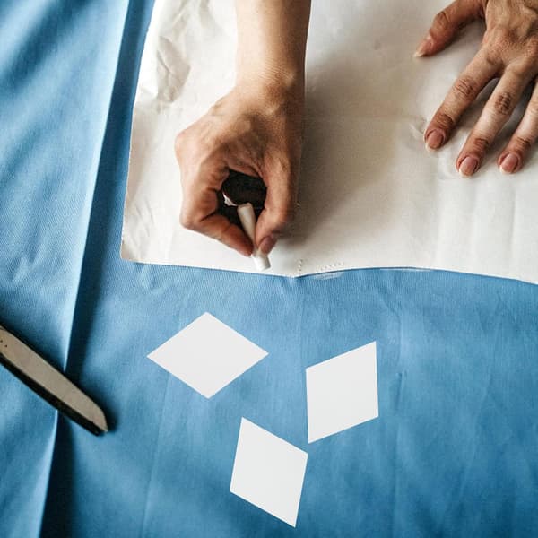Diamond Paper Patterns 100 pcs Quilting Underlay Paper Craft Material