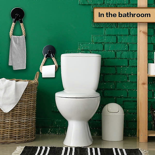WC-paperiteline vessaan kylpyhuoneeseen vintage-sisustukseen