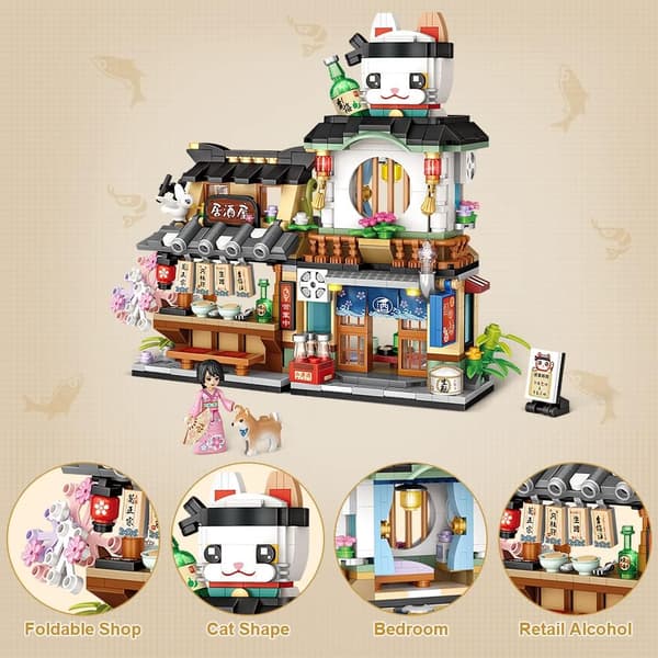 789 delar Izakaya Byggklossar Set