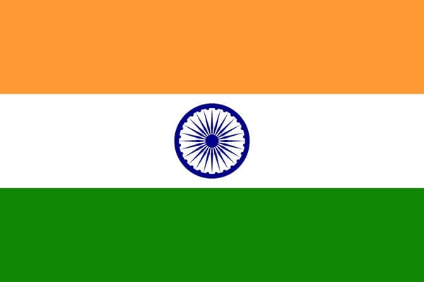 Indias flagg Hvit Hvit India White India