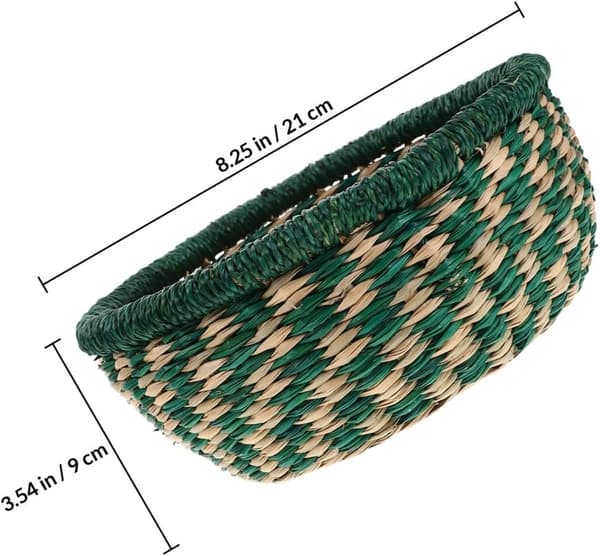 Seagrass Storage Basket with Tight Weave and Shape Retention