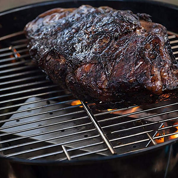 Utomhus BBQ-tillbehör Rökbox i Rostfritt Stål Använd Boxgrönsakshackare Skedstöd Livsmedel Kylskåp
