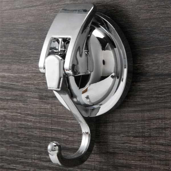 Heavy Duty Vacuum Suction Cup Hooks (2-Pack) for Bathroom Kitchen Toilet Organization