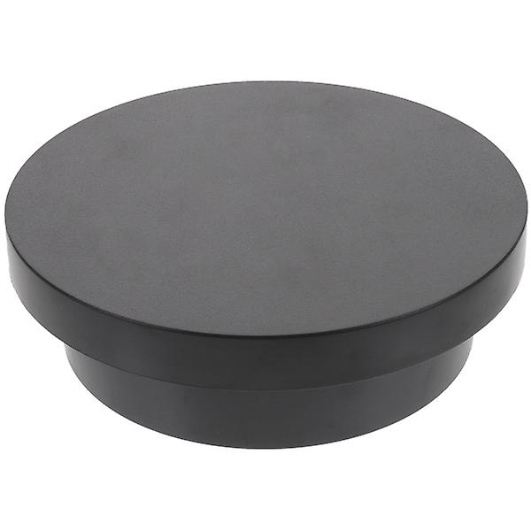 Automatisk Roterende Visningsstativ Samling Showcase Dreieskive 360 Grader Smykke Visningsholder Svart 14X14X4.5CM