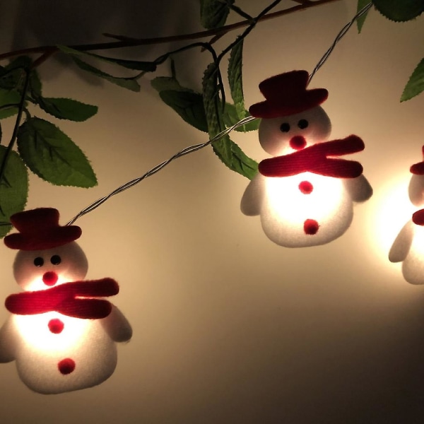 Claus Deer LED String Lights Julepynt Boligpynt nytårslysSnemand