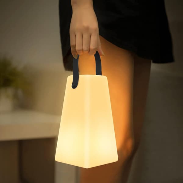 Dimmable Outdoor Table Lamp, Rechargeable Cordless LED Table Lamp