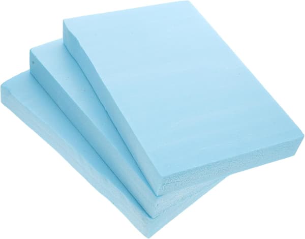 3 stk. blå skumplader med høj densitet 3,7×20×30 cm til gør-det-selv-håndværk Modelbygningsmateriale Egnet