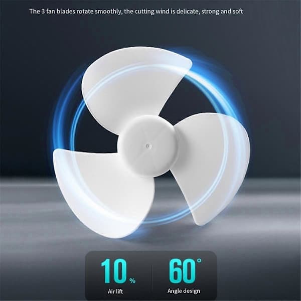 USB-blæser DC5V Loftventilator 360 graders justering Lavt støjniveau Elektrisk blæser Indendørs køleventilator til bærbar computer