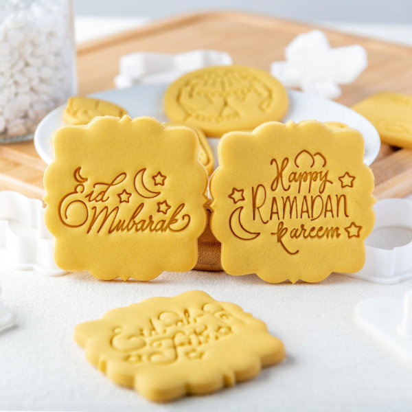Kageformensæt til Bagning af Cookies - Gave til DIY Bagelskere - Plastmateriale - Stil 2