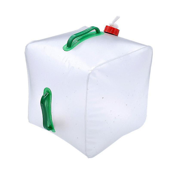 5 Gallons Vattenbärare Kub Med Vikbar, Transparent, Kompakt Design Och BPA-Fri Konstruktionen