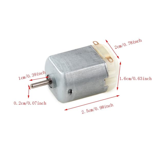 3 stk. miniature DC-motor 3V-6V 130 til elektrisk legetøj bilrobot DIY