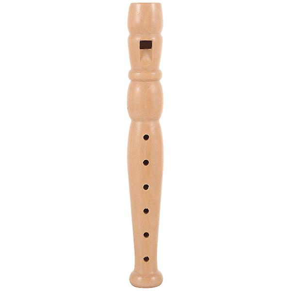 Bärbar 6-håls Flöjt Bärbar Flöjt Student Träflöjt Blåsinstrument 20X2.5X2.5CM