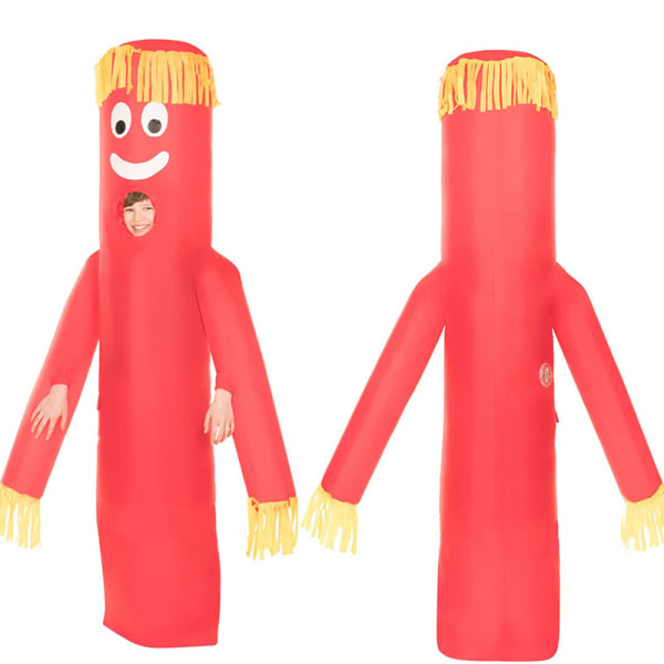 Oppblåsbar Tube Man-kostyme, Tube Man-kostyme for voksne, Oppblåsbar Wacky Tube Man-kostyme, Oppblåsbar mann-kostyme