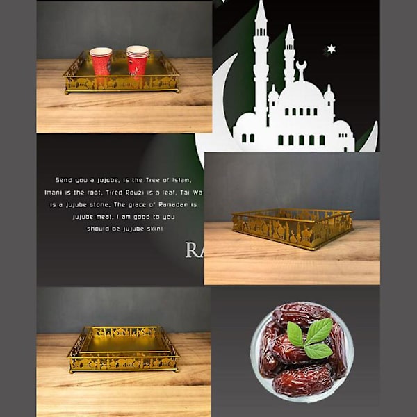 Dessertfat/Kakefat i Jern, Slottsdesign, Hvit