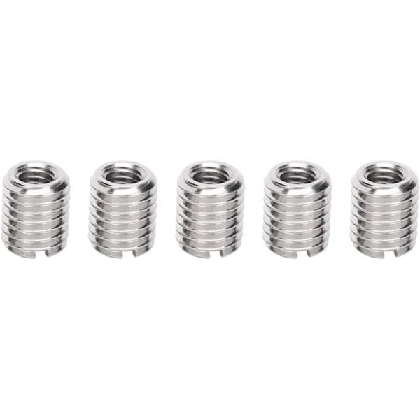 10 pcs Insert Nut, M6/M10 Threaded Insert, Insert Nut, 303 Stainless Steel (Inner M6x1.0 Outer M10x1.5 Length 12mm)
