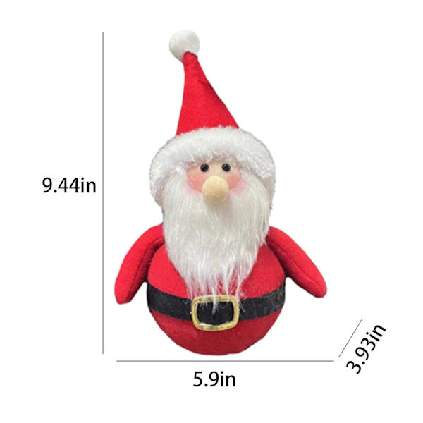 Julgransdekorationer Julhängande Dockornament för Julgransfest Röd