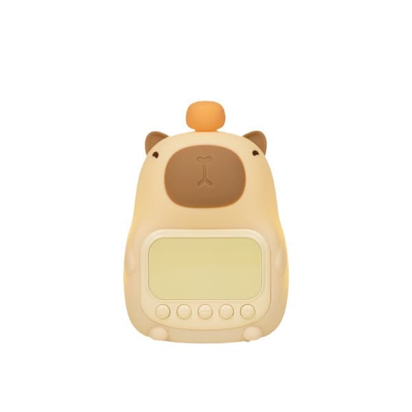 Capybara Silicone Rechargeable Alarm Clock Lamp Night Light