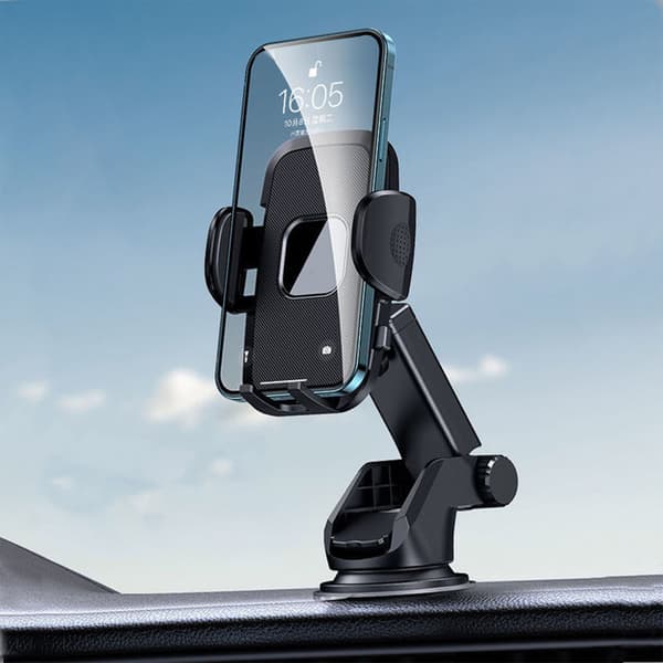 Universal 360 Degree Rotating Foldable Suction Cup Car Phone Holder for Navigation