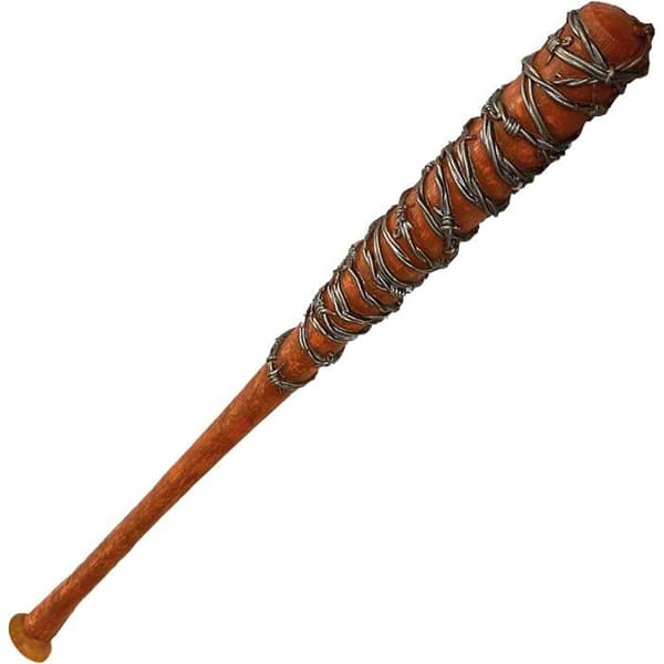 Lucille Baseball Bat - 1 Unit - Polystyrene - Realistic Barbed Wire Effect - Negan Costume