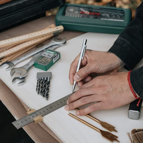 Stainless Steel Positioning Ruler, Ruler Tool Brass Steel Ruler